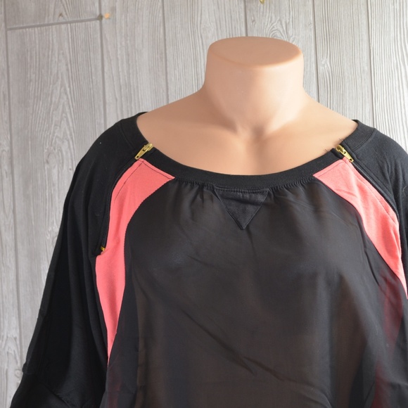 Apple Bottom SEXY Semi Sheer Top PLUS SIZE - Picture 2 of 7